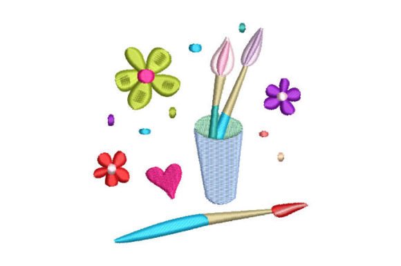 Colored Brushes Embroidery Review for Holiday Collections