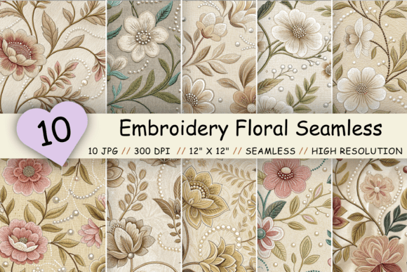 Embroidery Floral Seamless Pattern Review