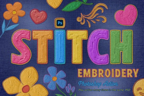 Embroidery Photoshop Action Review
