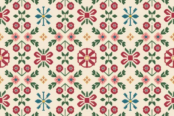 Ethnic Folk Embroidery Pattern Review