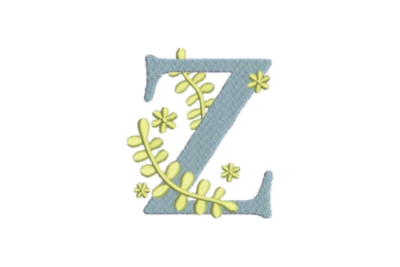 Floral Alphabet Z Review for Boutique Embroidery Projects