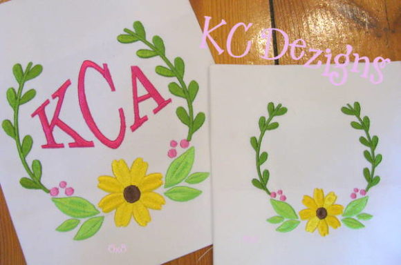 Flower Monogram Frame Review for Seasonal Embroidery