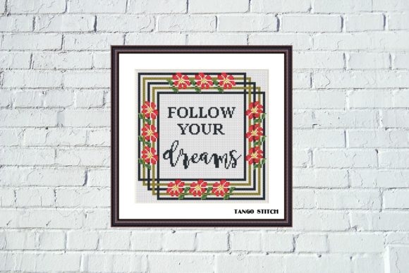 Follow Your Dreams Floral Cross Stitch Review