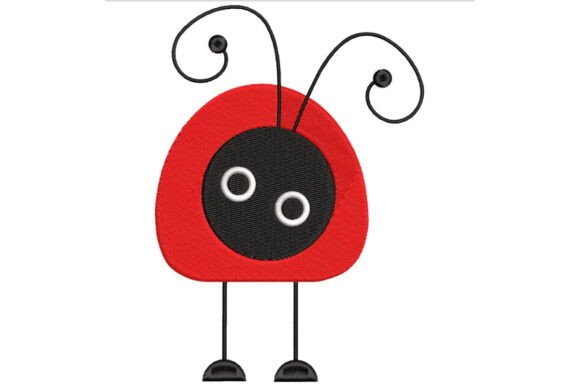 Funny Ladybug Embroidery Design Review for Small Business Merch