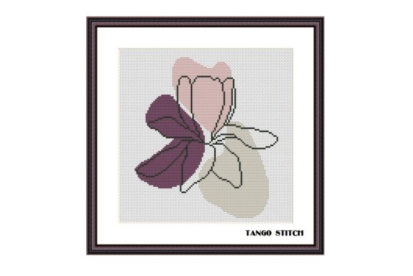Pastel Flower Abstract Cross Stitch Review for Craft Fair Success