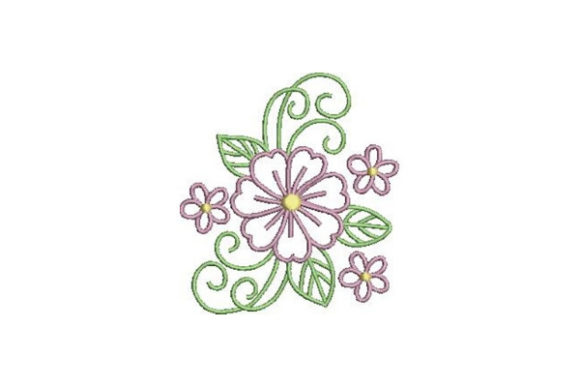 Purple Outline Flower Review: A Timeless Embroidery Design