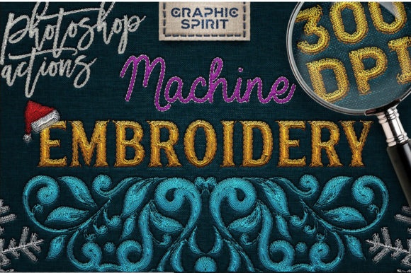 Reviewing Machine Embroidery Photoshop Actions