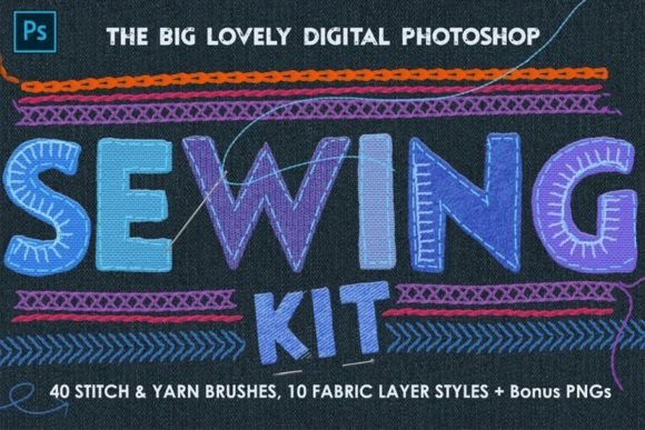 Sewing Embroidery PS Brushes Review