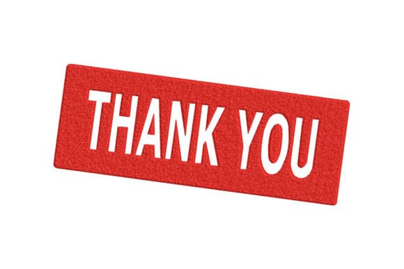 Thank You Embroidery Design: A Versatile Addition for Etsy Sellers