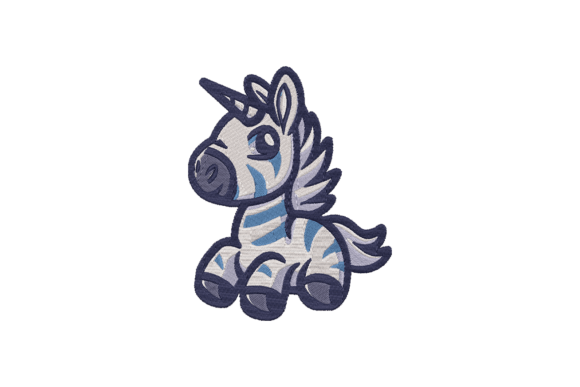 Zebra Embroidery Design for Business Use
